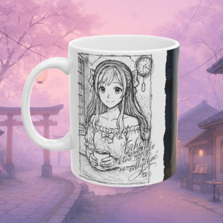 Kubek Airi Suzunari RESET – kolekcjonerski szkic 330 ml | NEOKOt